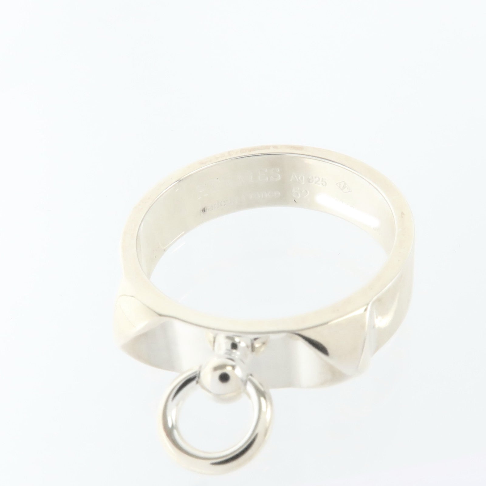 HERMES 925純銀Collier De Chien Ring戒指