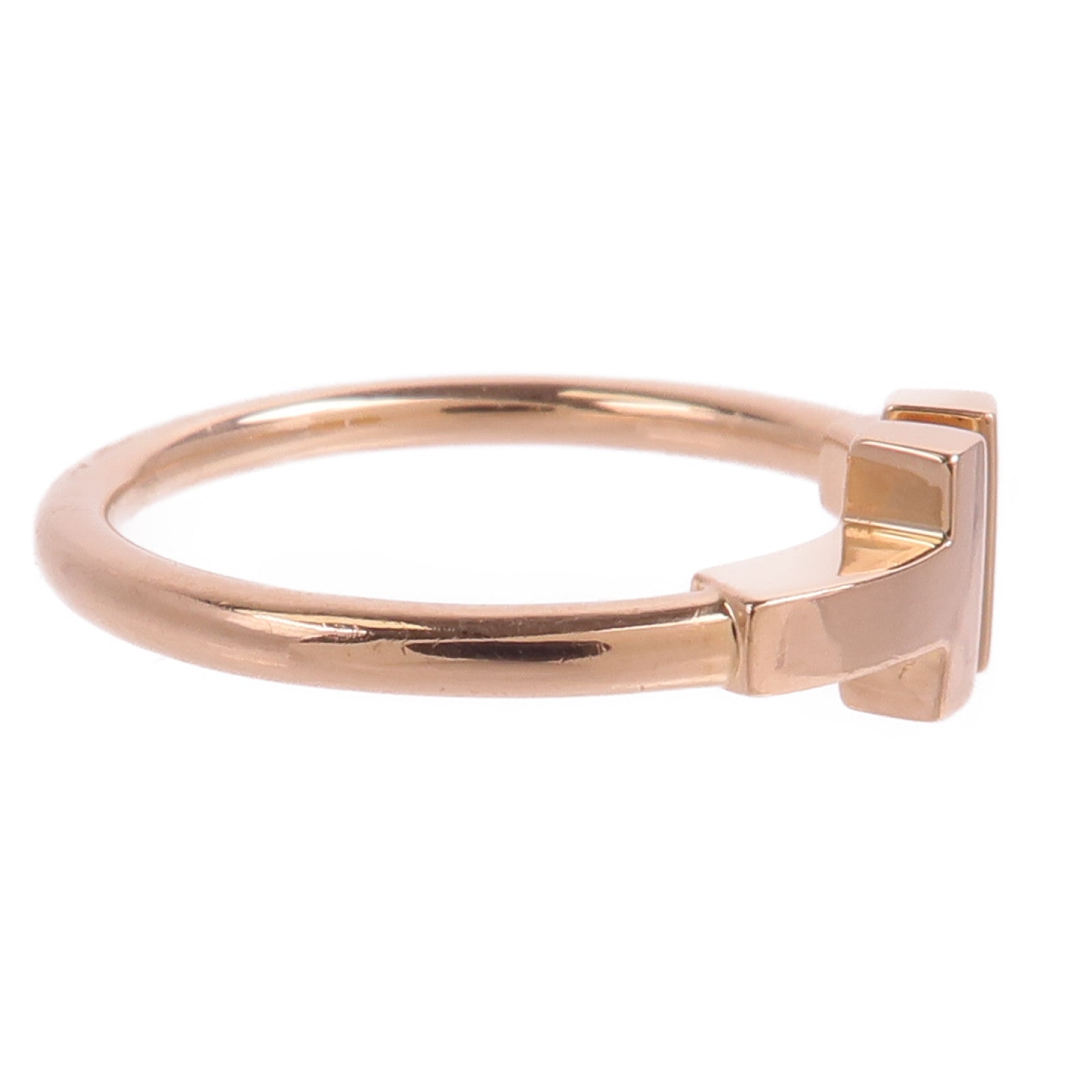 TIFFANY＆CO 18K玫瑰金T Wire Ring戒指
