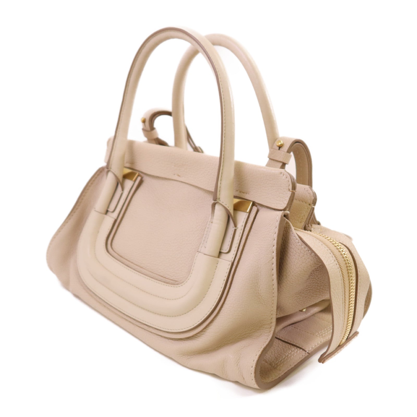 Chloe 牛皮皮革Everstone金扣手挽肩背兩用袋