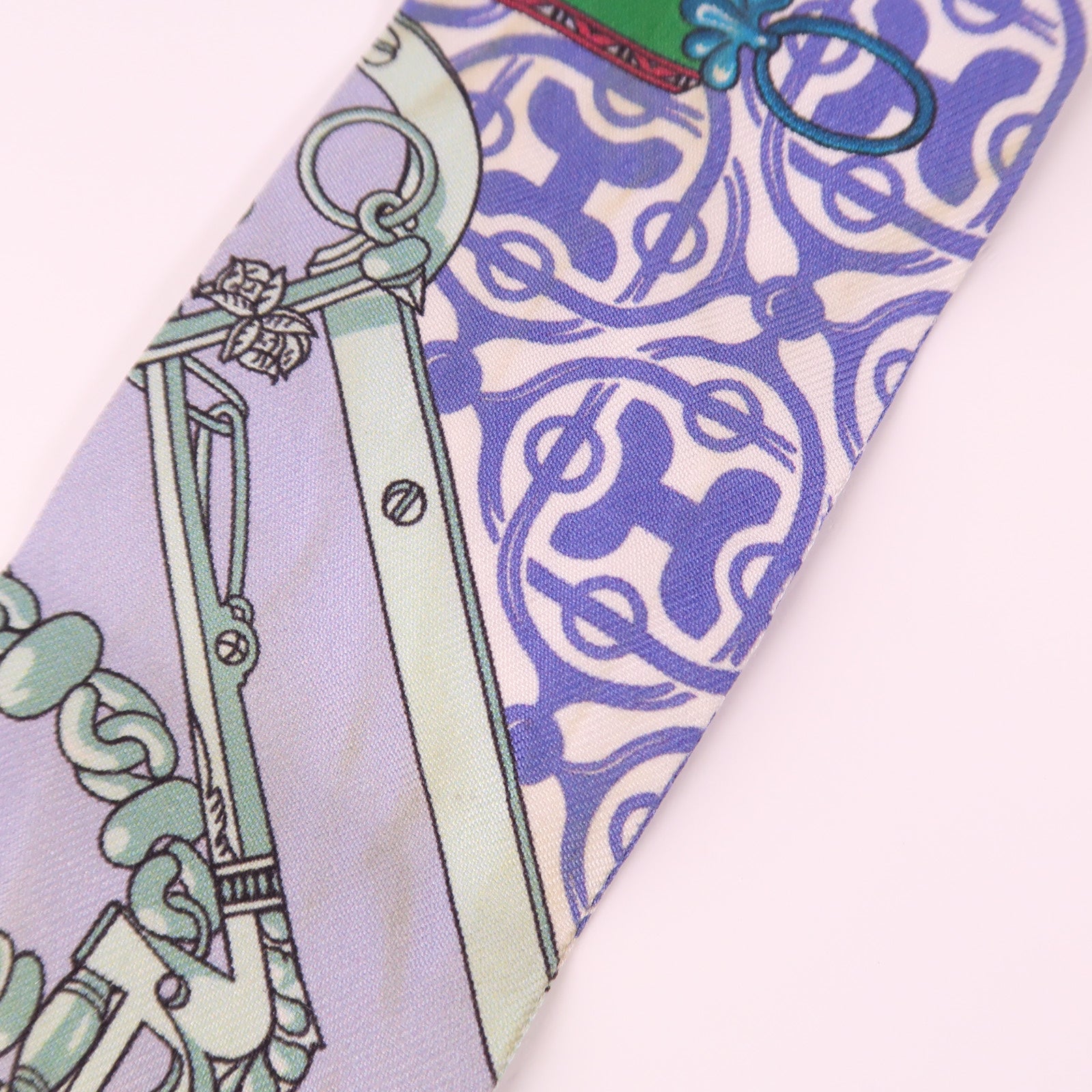 HERMES 絲質Twilly絲巾