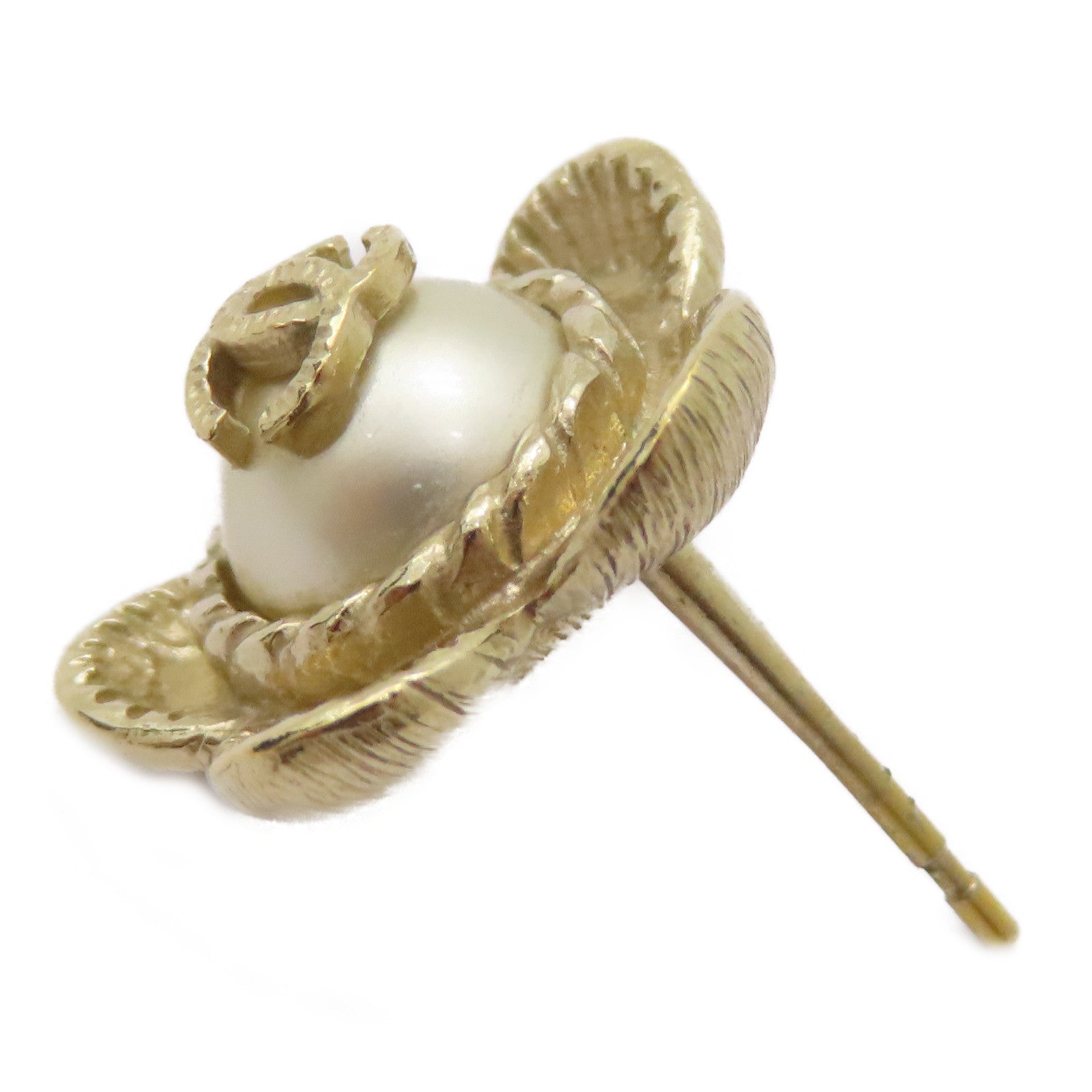 CHANEL 金屬Earrings耳環金色