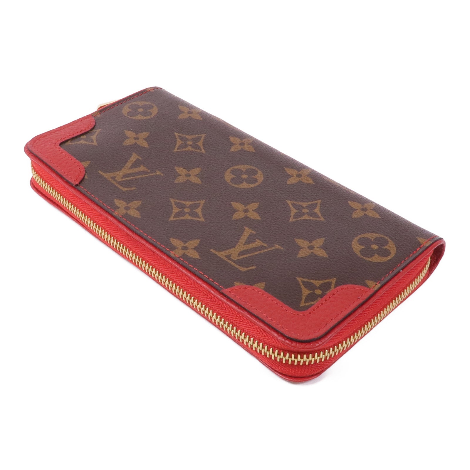 LOUIS VUITTON Monogram Zippy Wallet Retiro金扣長錢包