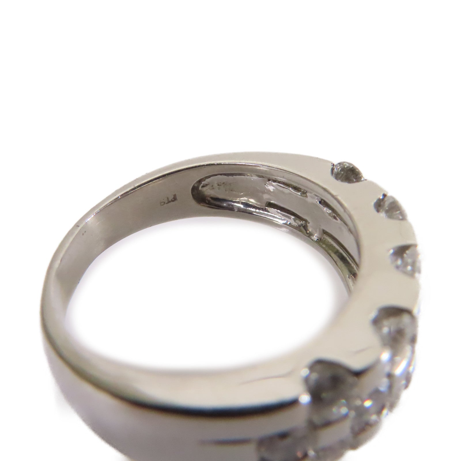 JEWELRY 【激減優惠】PT900鉑金/鑽石Diamond Ring戒指US#5.25
