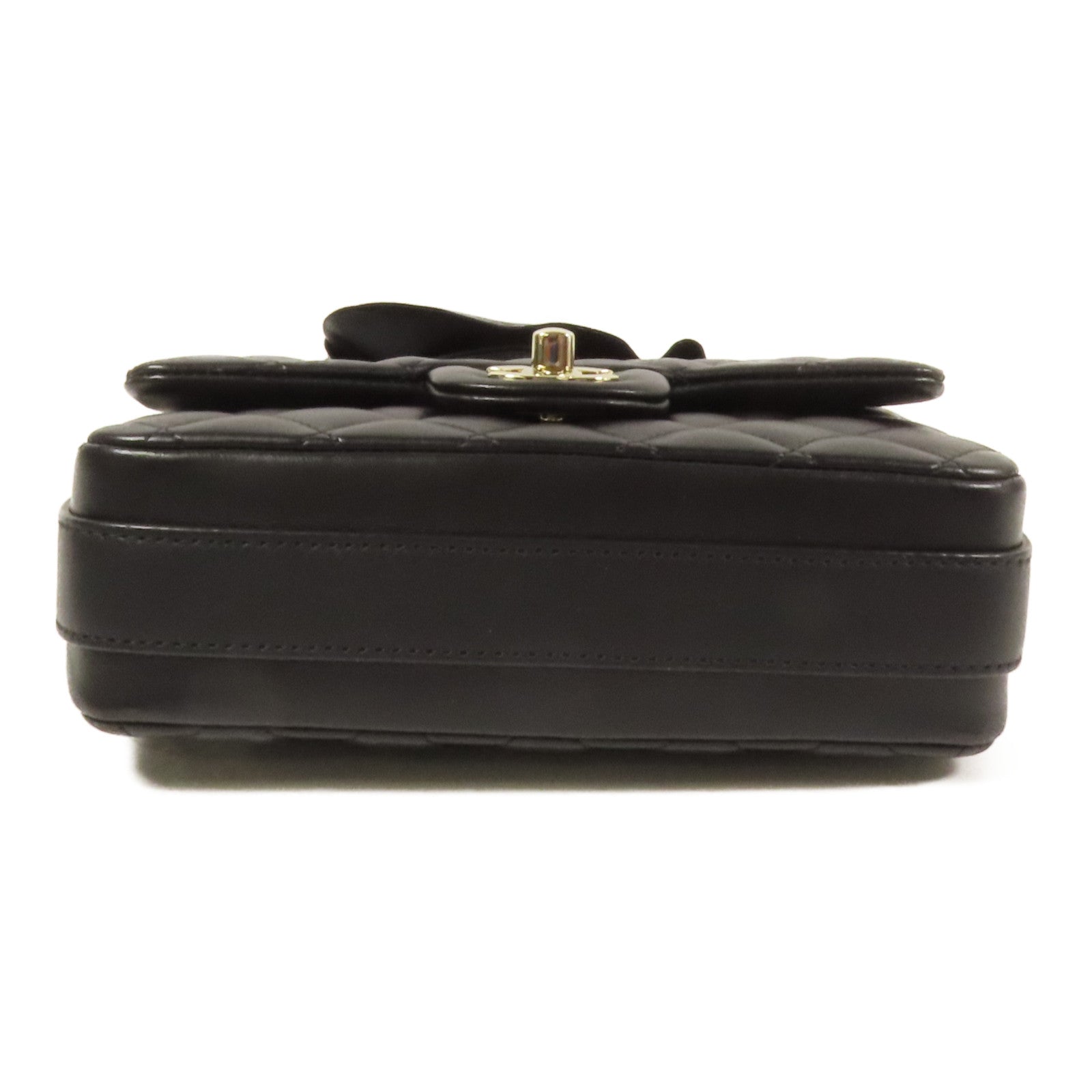 CHANEL 羊皮皮革Shoulder Bag金扣肩背袋