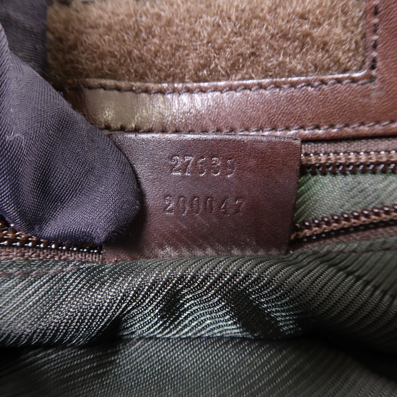 GUCCI 帆布Shoulder Bag銀扣肩背袋