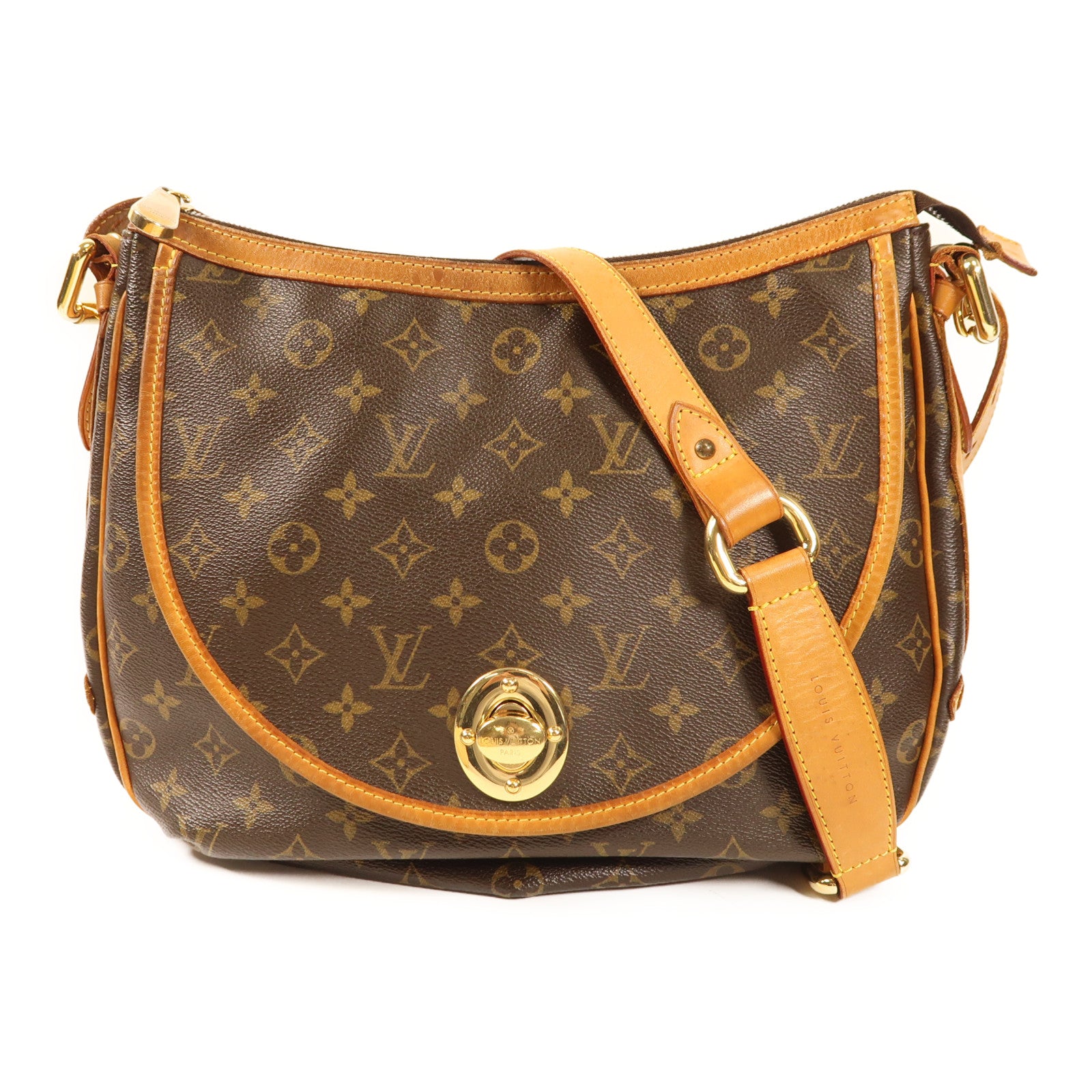 LOUIS VUITTON Monogram Tulum GM金扣肩背袋