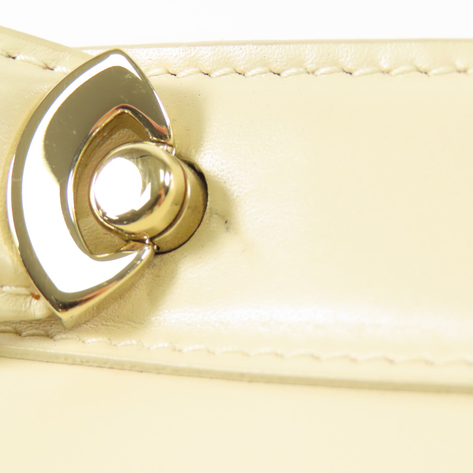 Dior 牛皮皮革Hand Bag金扣手挽袋