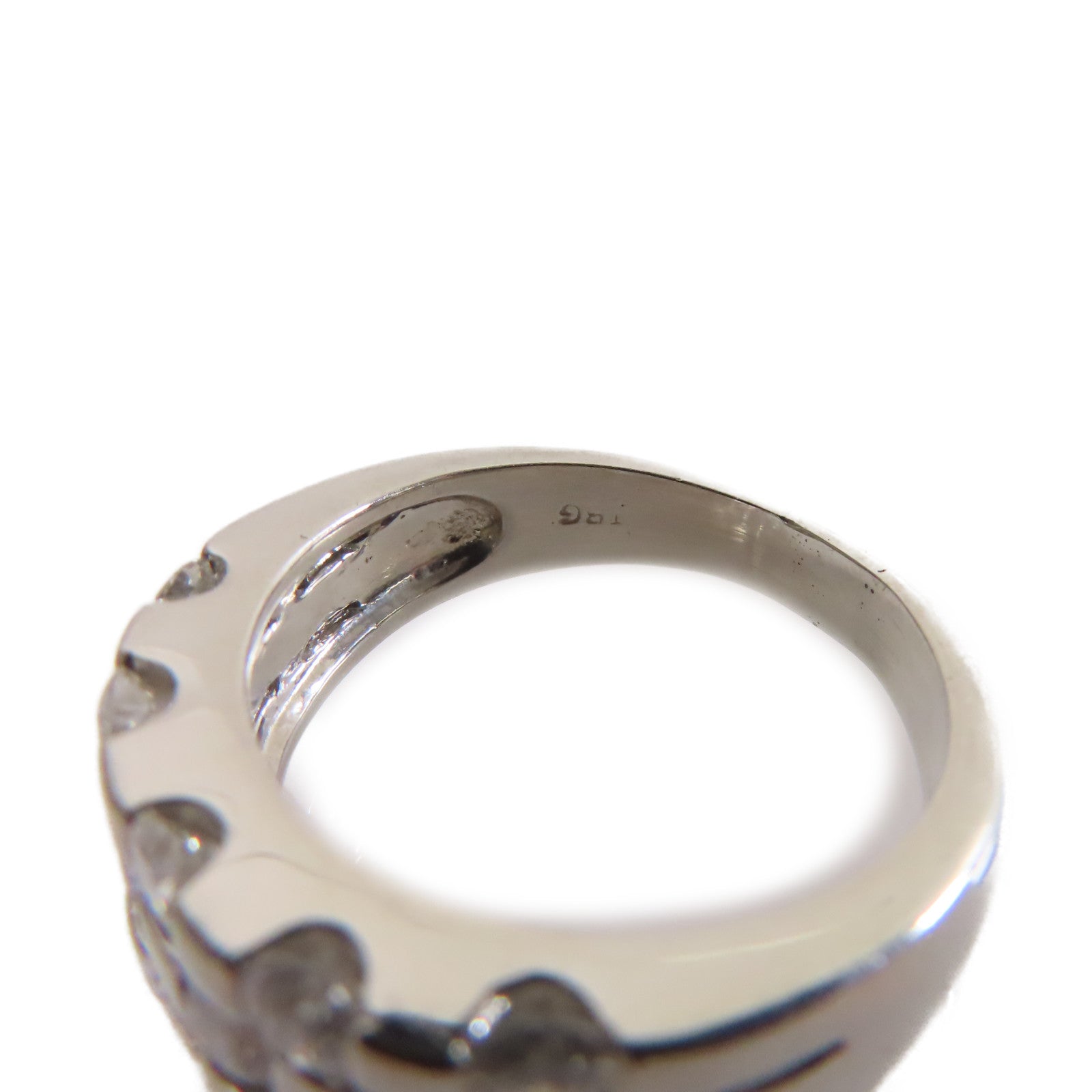 JEWELRY 【激減優惠】PT900鉑金/鑽石Diamond Ring戒指US#5.25