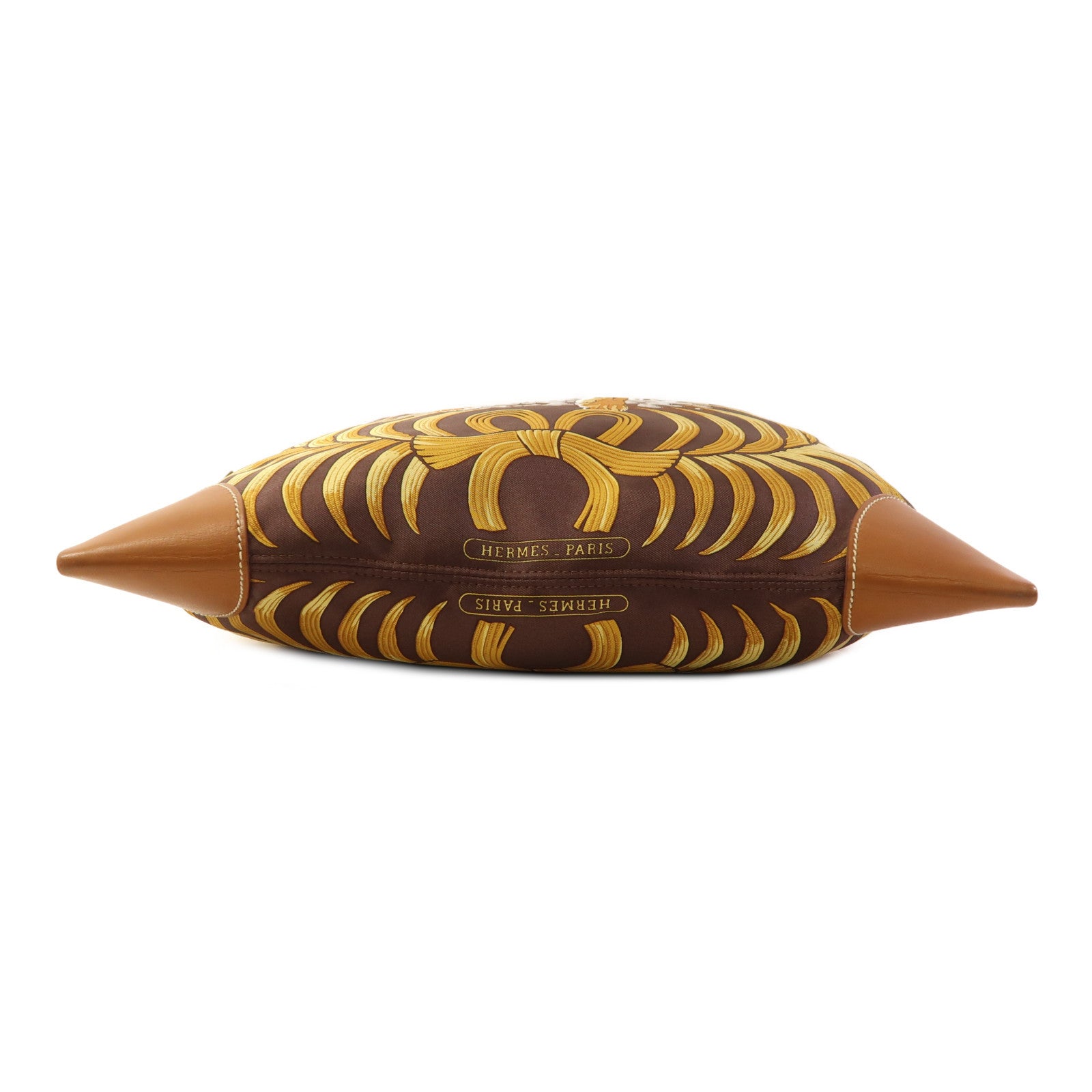 HERMES 絲質Silky City金扣肩背袋