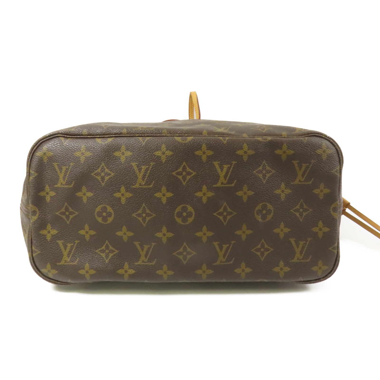 LOUIS VUITTON Monogram Neverfull MM金扣手挽袋