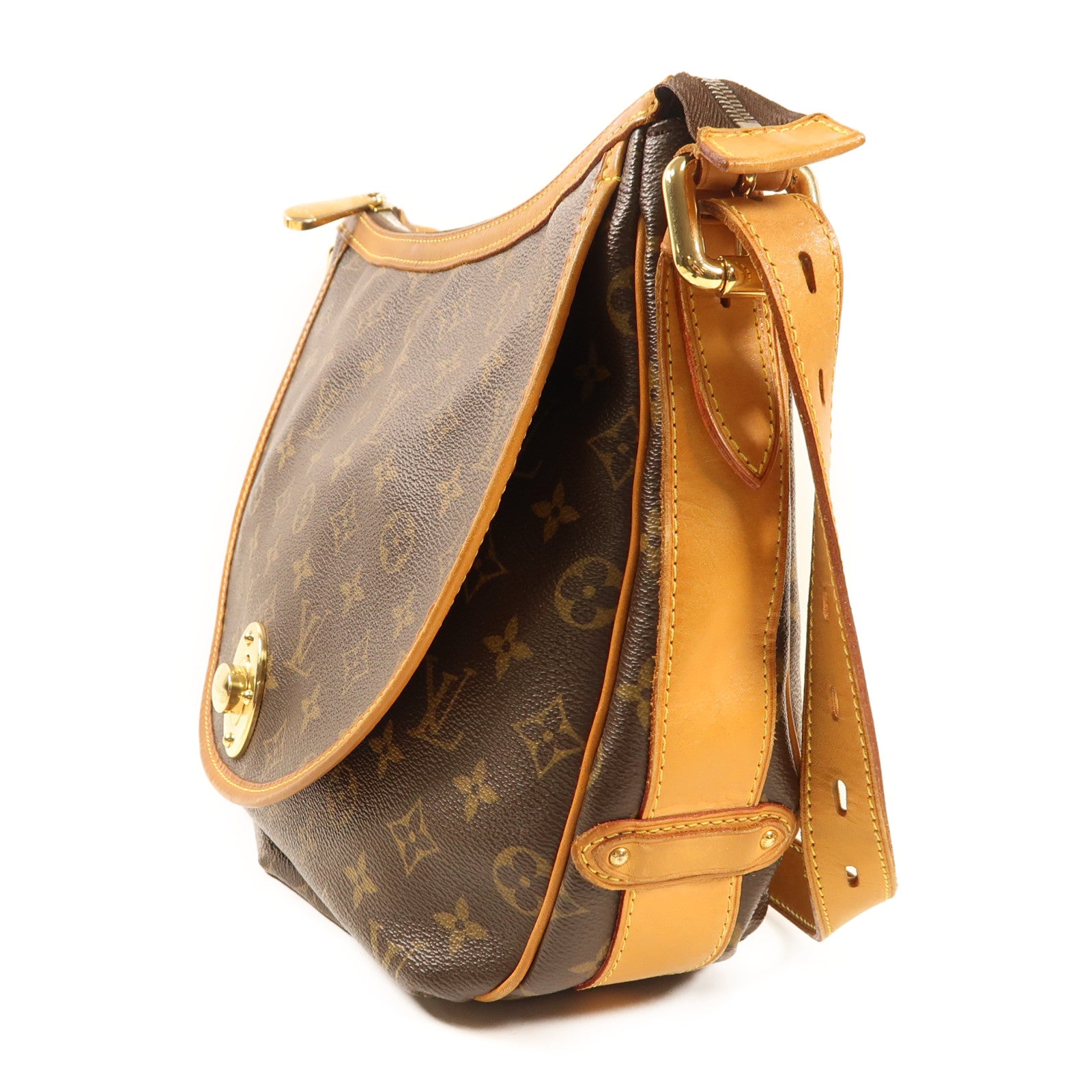 LOUIS VUITTON Monogram Tulum GM金扣肩背袋