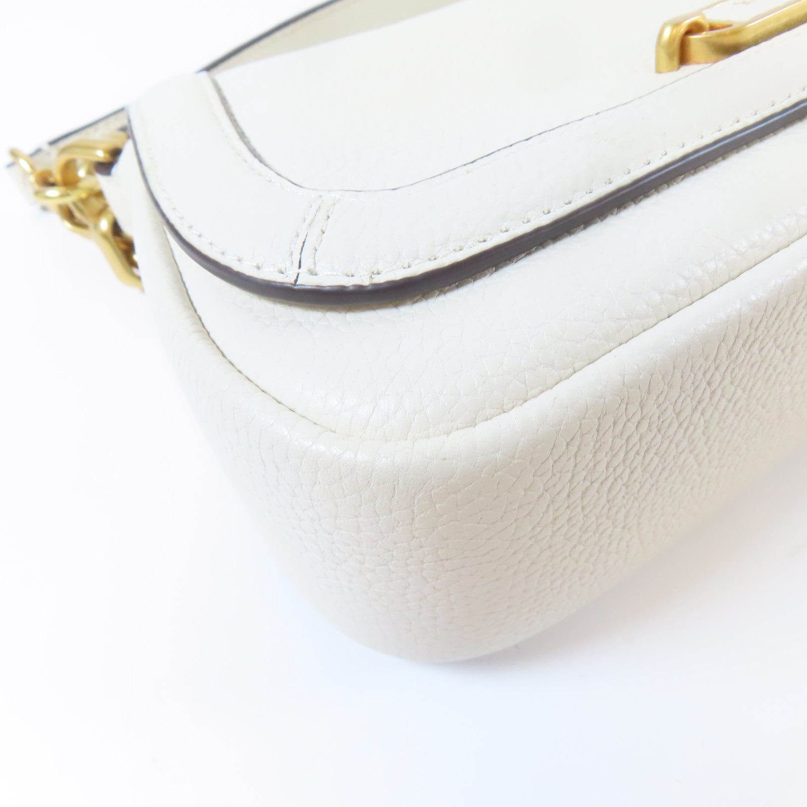 Kate Spade 牛皮皮革Shoulder Bag金扣手挽肩背兩用袋白色