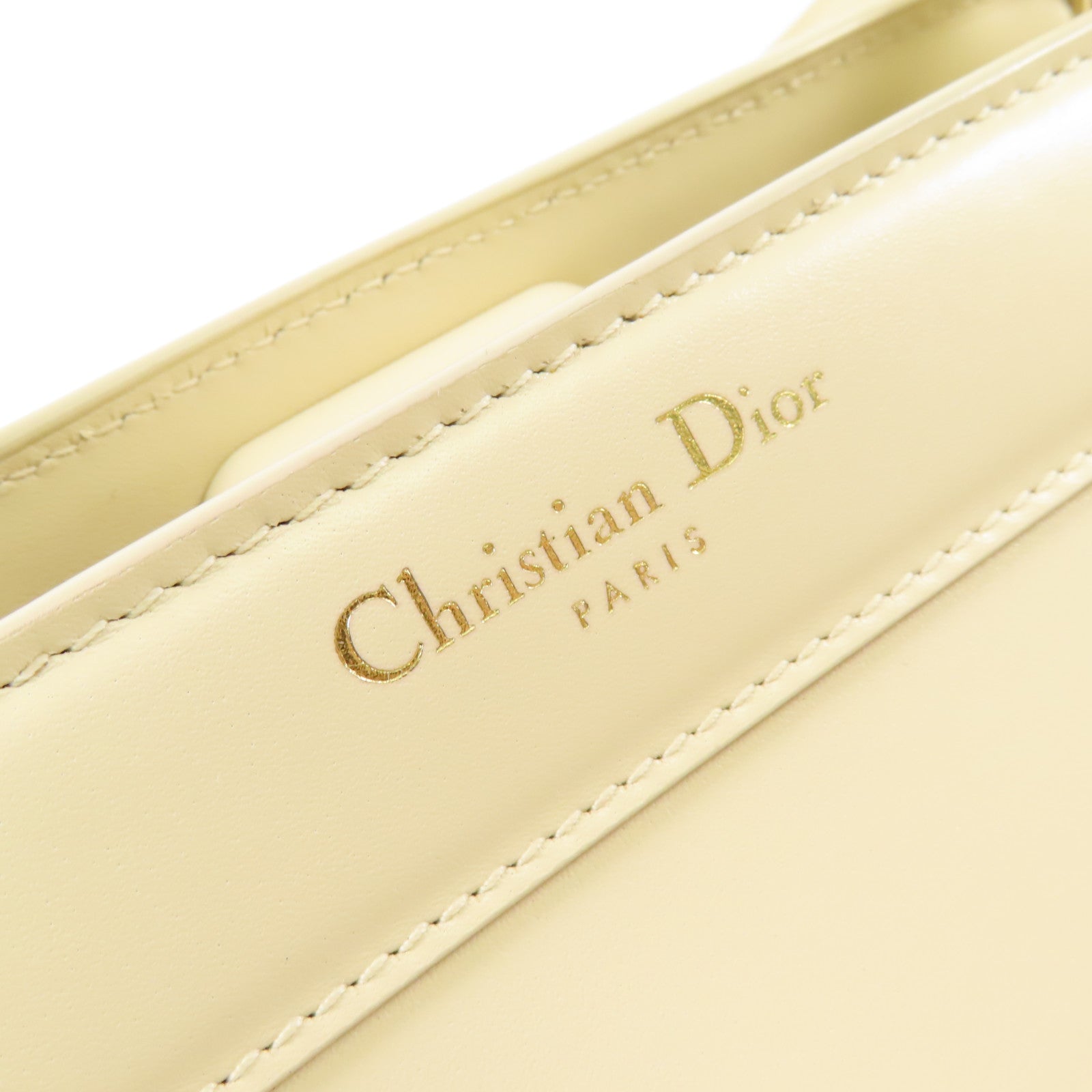 Dior 牛皮皮革Hand Bag金扣手挽袋