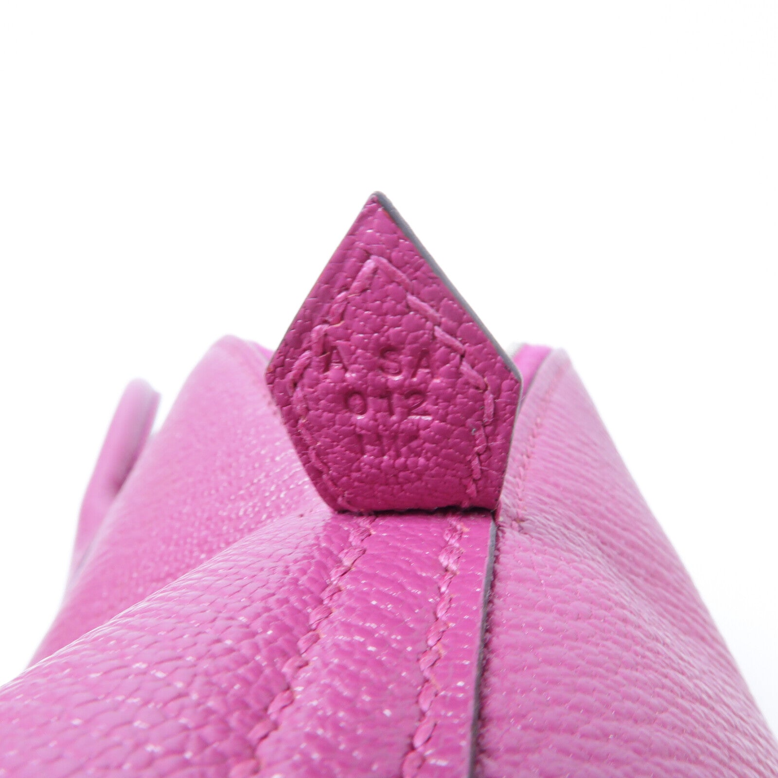 HERMES Chevre皮革Mini Bolide手挽肩背兩用袋Rose Purple