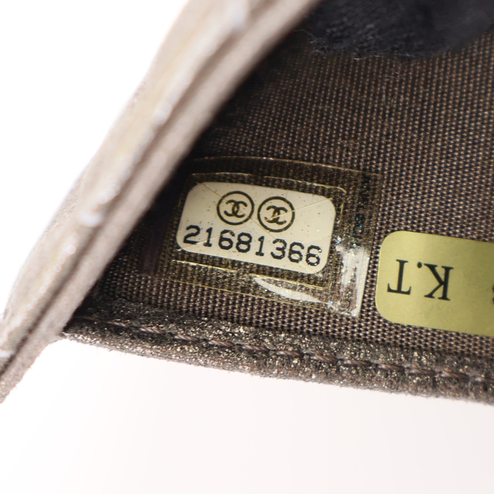 CHANEL 牛皮皮革Wallet銀扣錢包