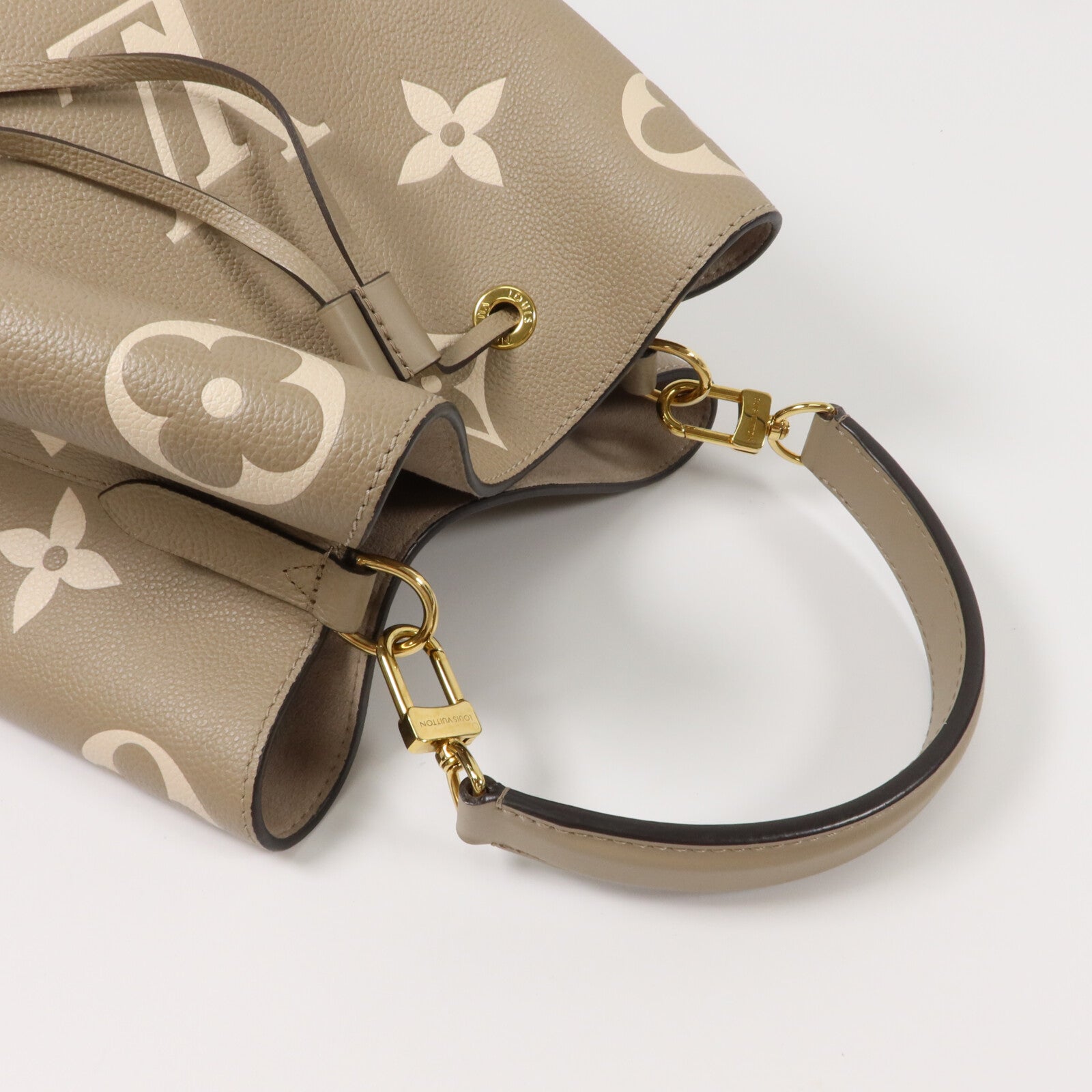 LOUIS VUITTON Monogram Empreinte Neo Noe MM手挽肩背兩用袋