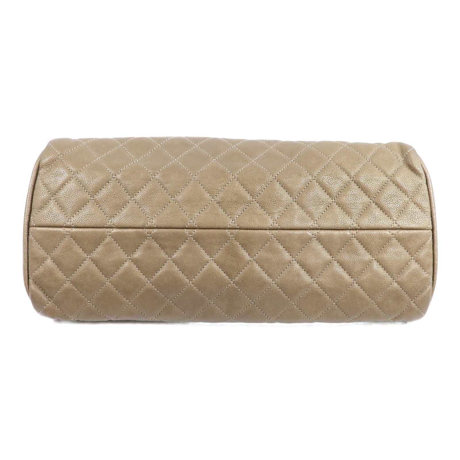 CHANEL 牛皮皮革Just Mademoiselle Bowling Bag鏈帶肩背袋