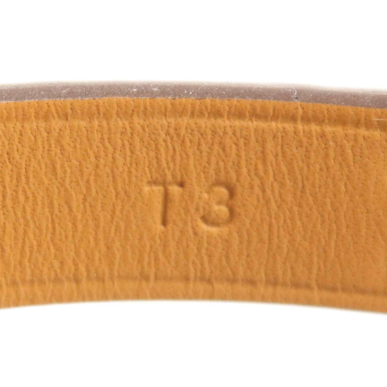 HERMES Swift皮革Kelly Double金扣手帶Etoupe