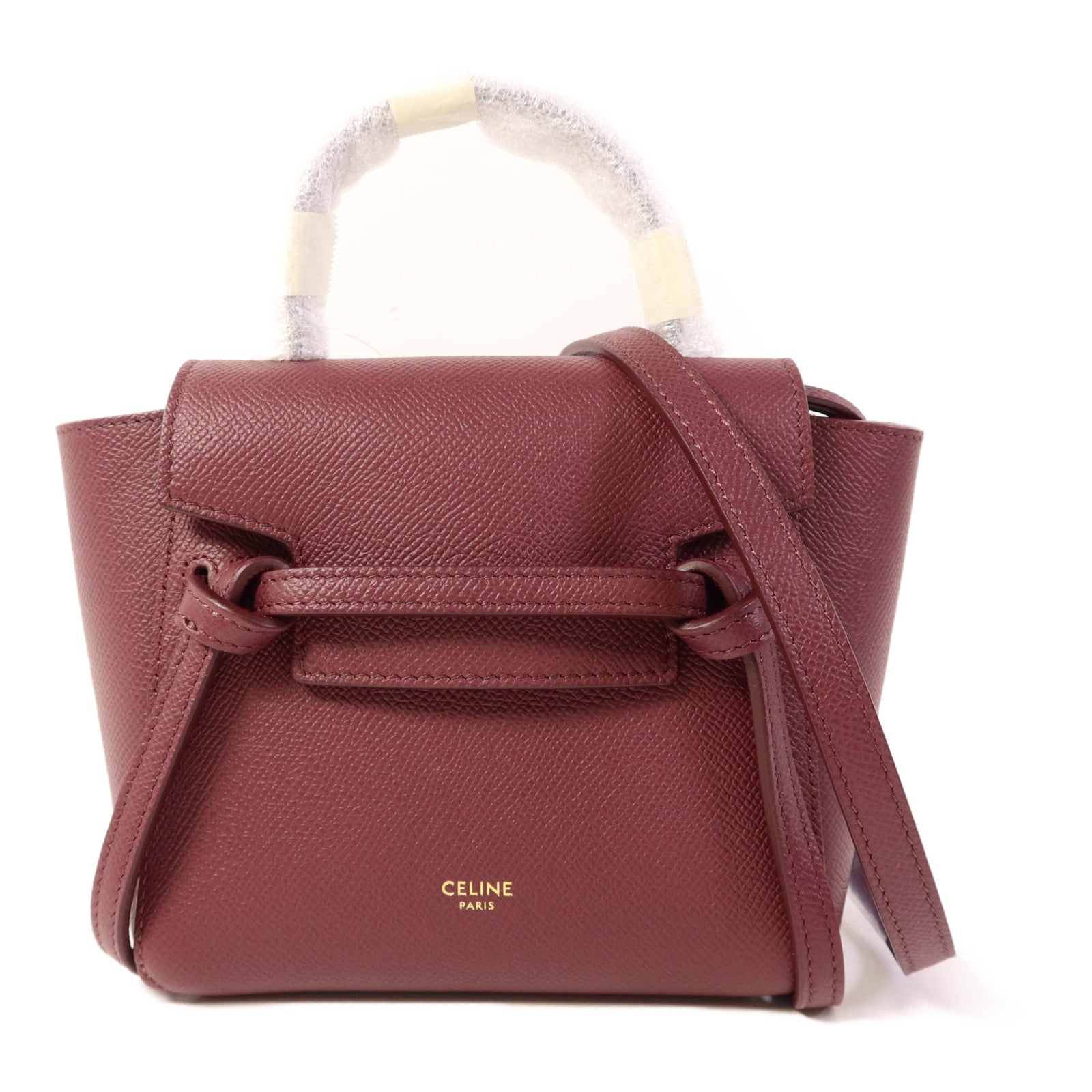 CELINE 牛皮皮革Pico Belt Bag金扣手挽肩背兩用袋