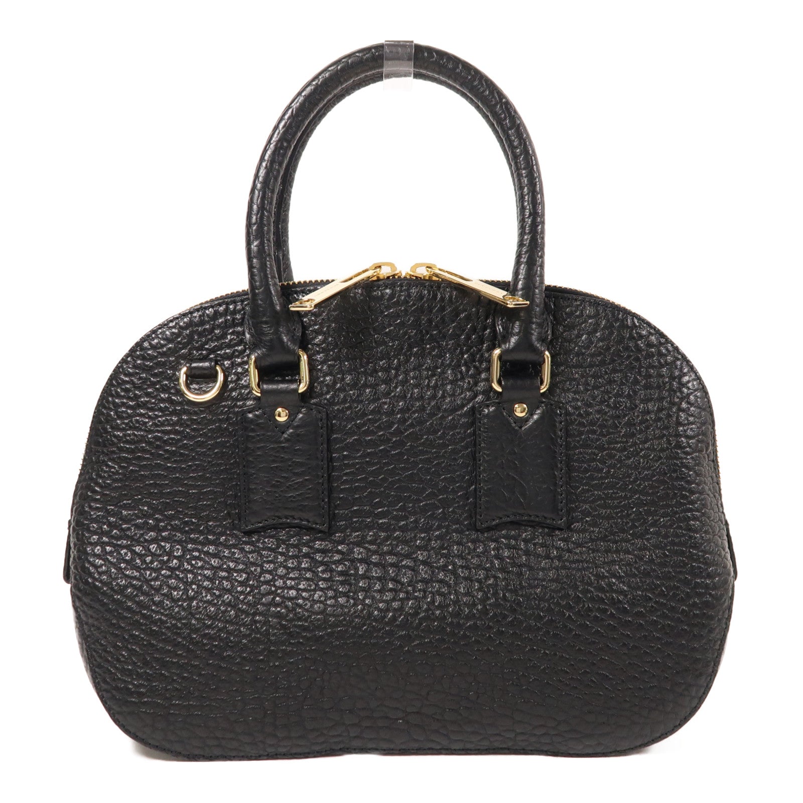 BURBERRY 牛皮皮革2 Way Shoulder金扣手挽肩背兩用袋