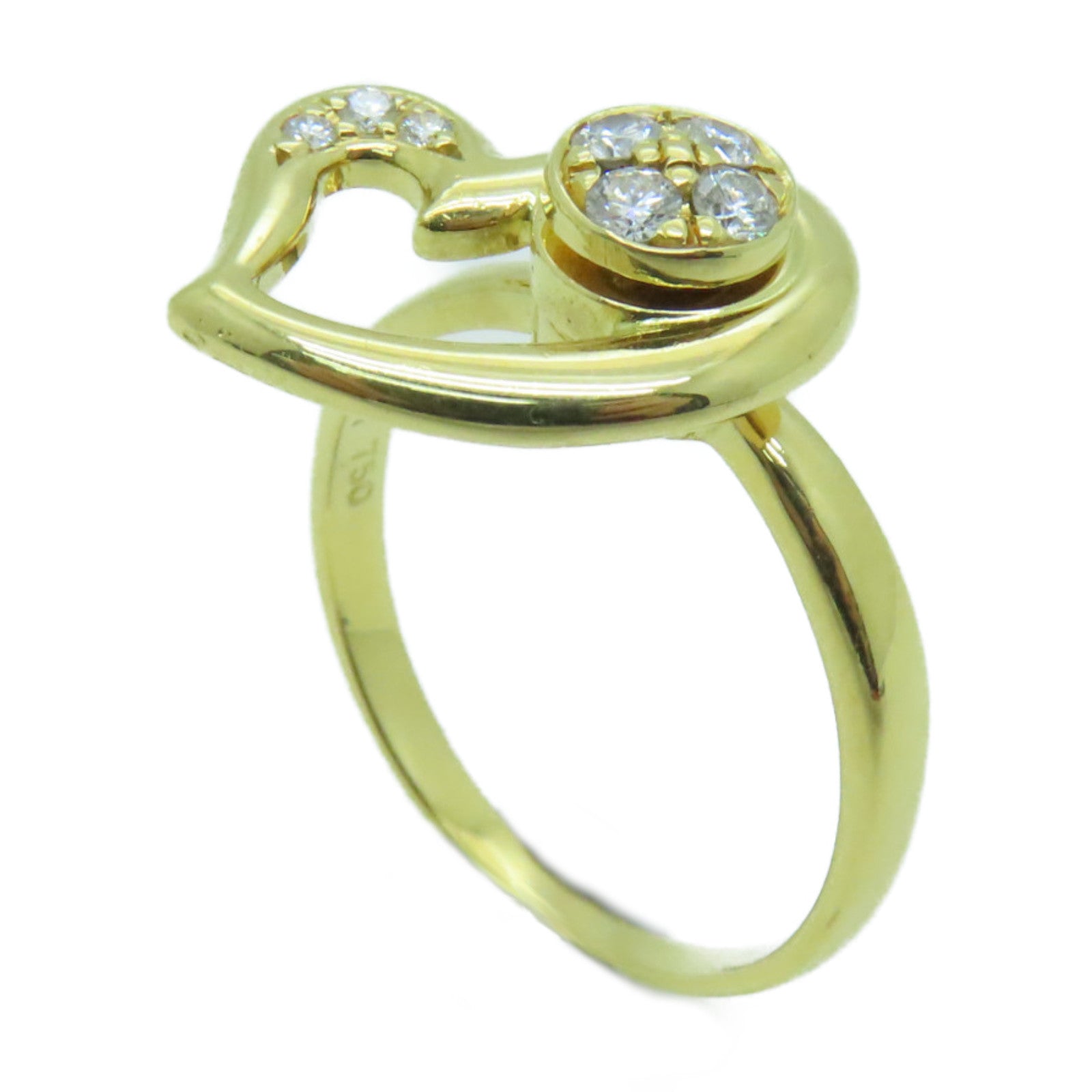JEWELRY 【激減優惠】18K黃金Ring鑽石戒指US#6.5