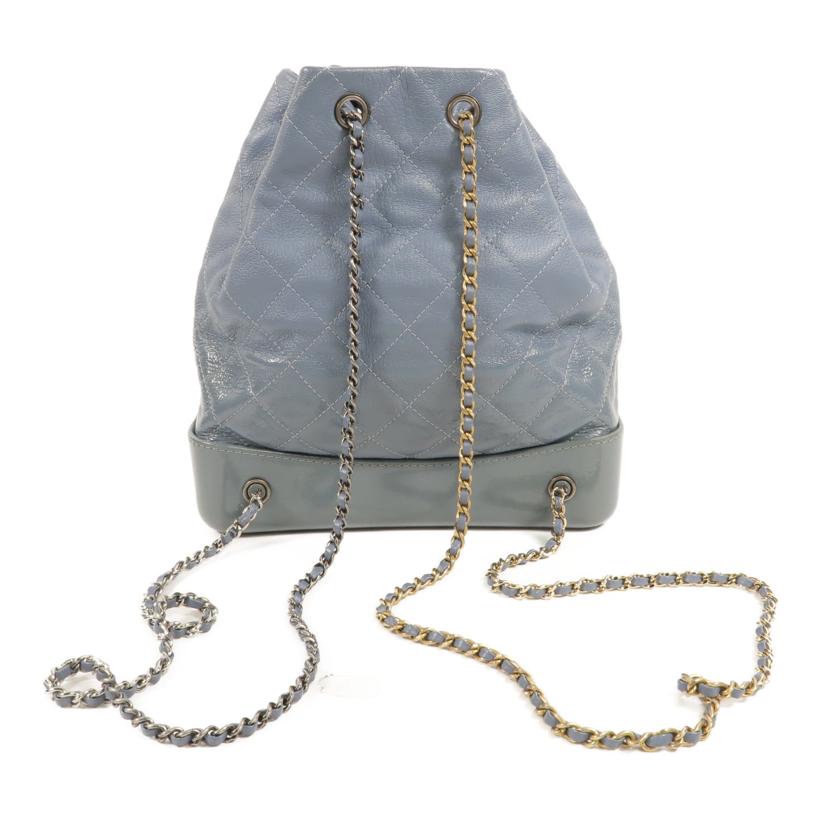 CHANEL 牛皮皮革Gabrielle BackPack鏈帶背包