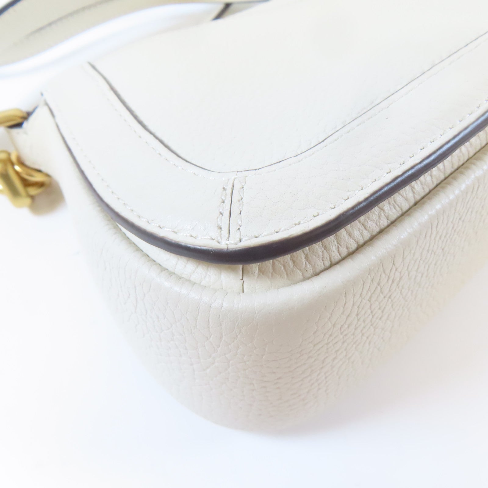 Kate Spade 牛皮皮革Shoulder Bag金扣手挽肩背兩用袋白色