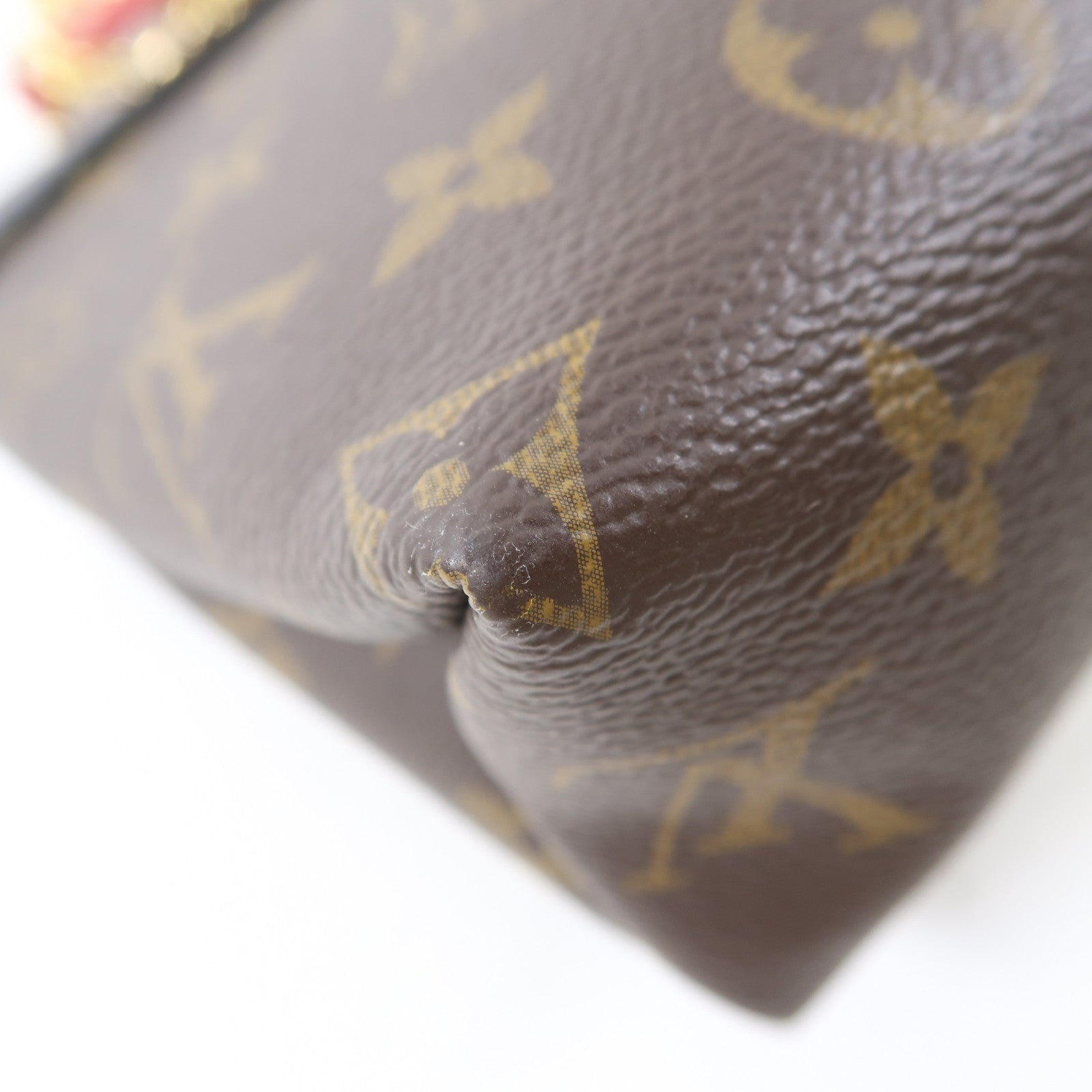 LOUIS VUITTON Monogram Saint Placide金扣肩背袋棕色/黑色