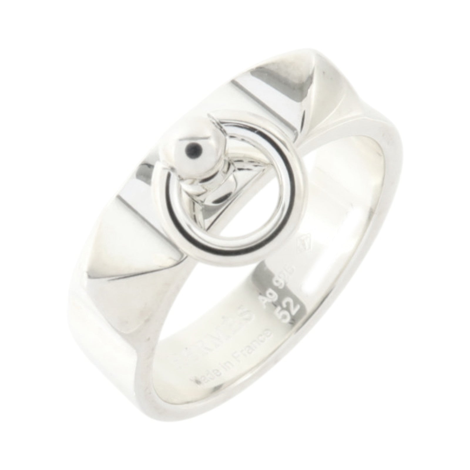 HERMES 925純銀Collier De Chien Ring戒指