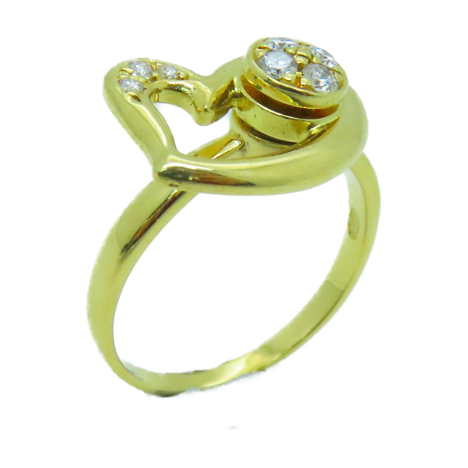 JEWELRY 【激減優惠】18K黃金Ring鑽石戒指US#6.5