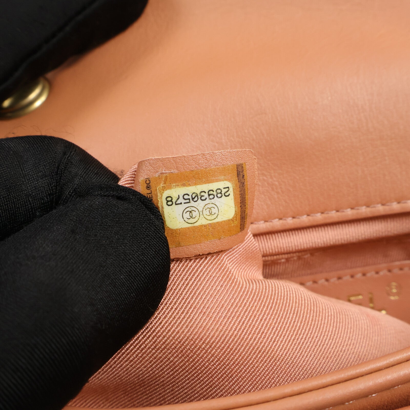 CHANEL 牛皮皮革Chain Shoulder Bag鏈帶手挽肩背兩用袋