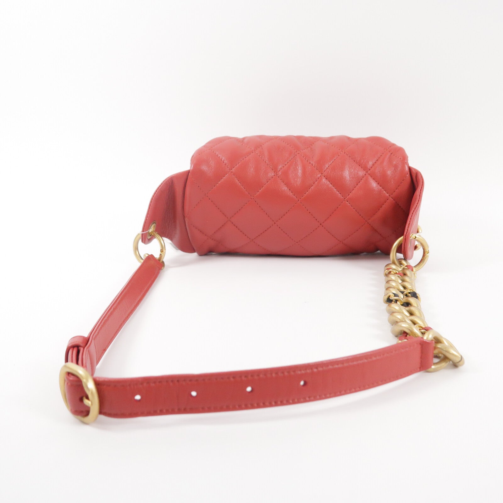 CHANEL 牛皮皮革Waist Bag腰包