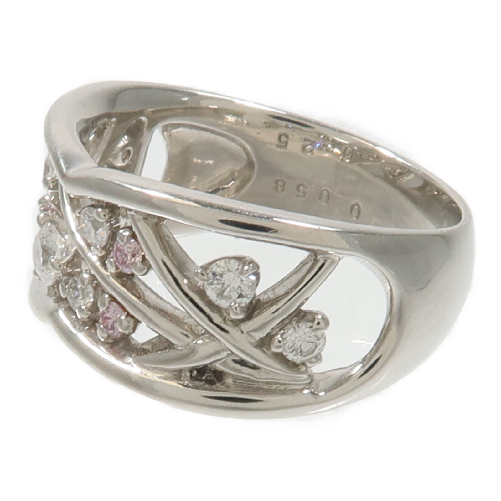 JEWELRY PT900鉑金Pink Diamond Ring鑽石戒指