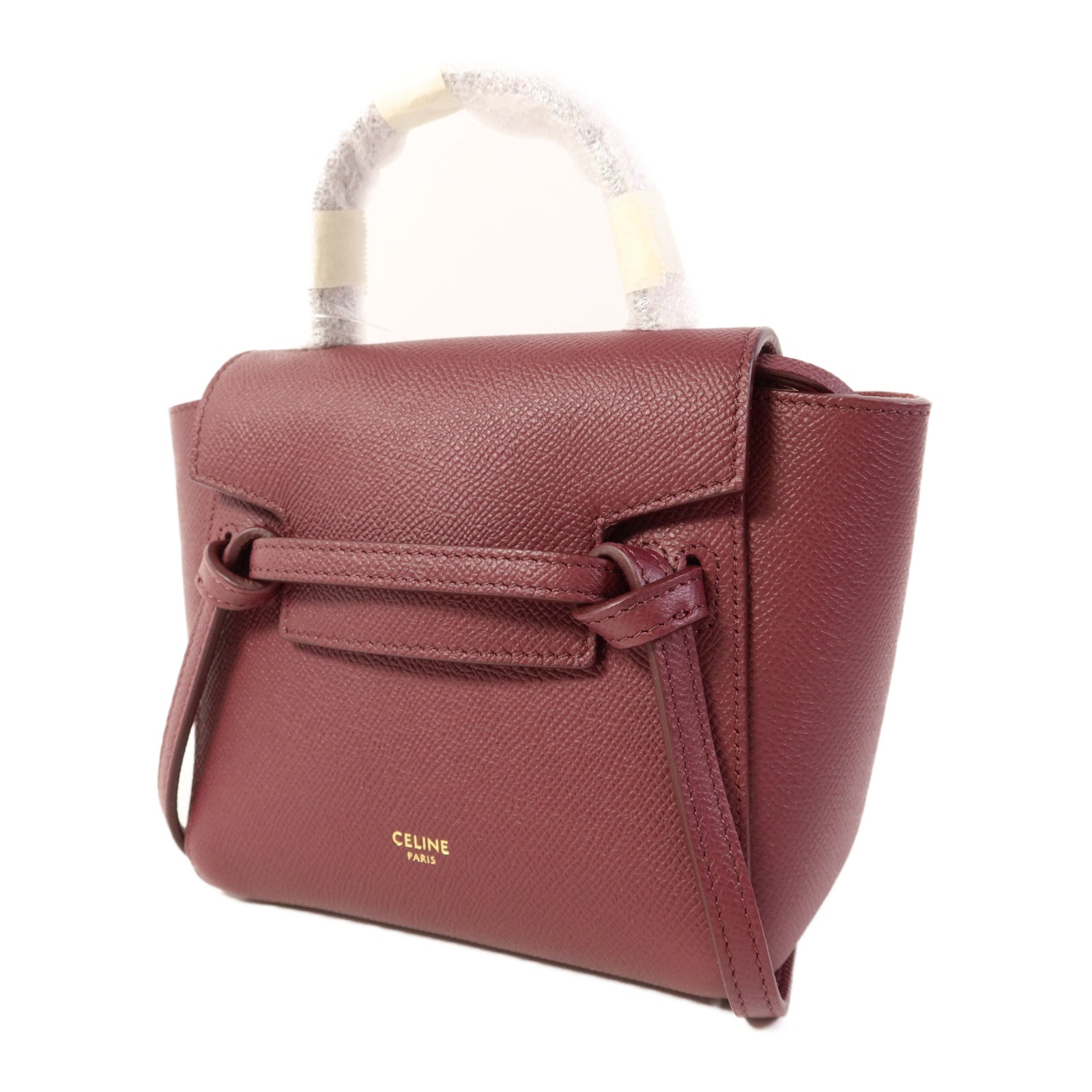CELINE 牛皮皮革Pico Belt Bag金扣手挽肩背兩用袋