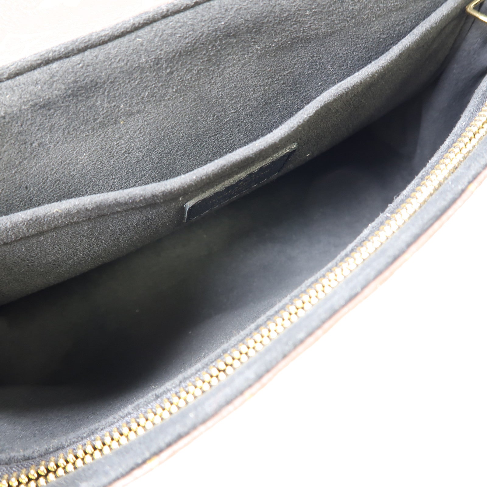 LOUIS VUITTON Monogram Saint Placide金扣肩背袋棕色/黑色