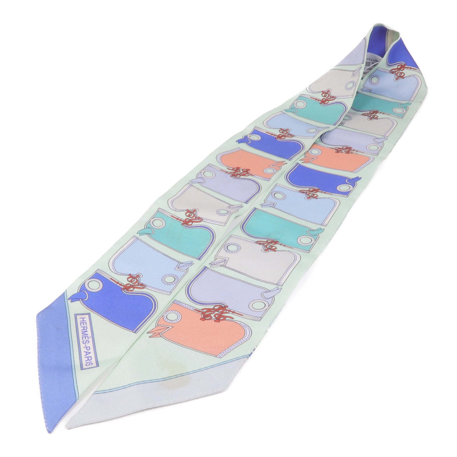 HERMES 絲質Twilly絲巾