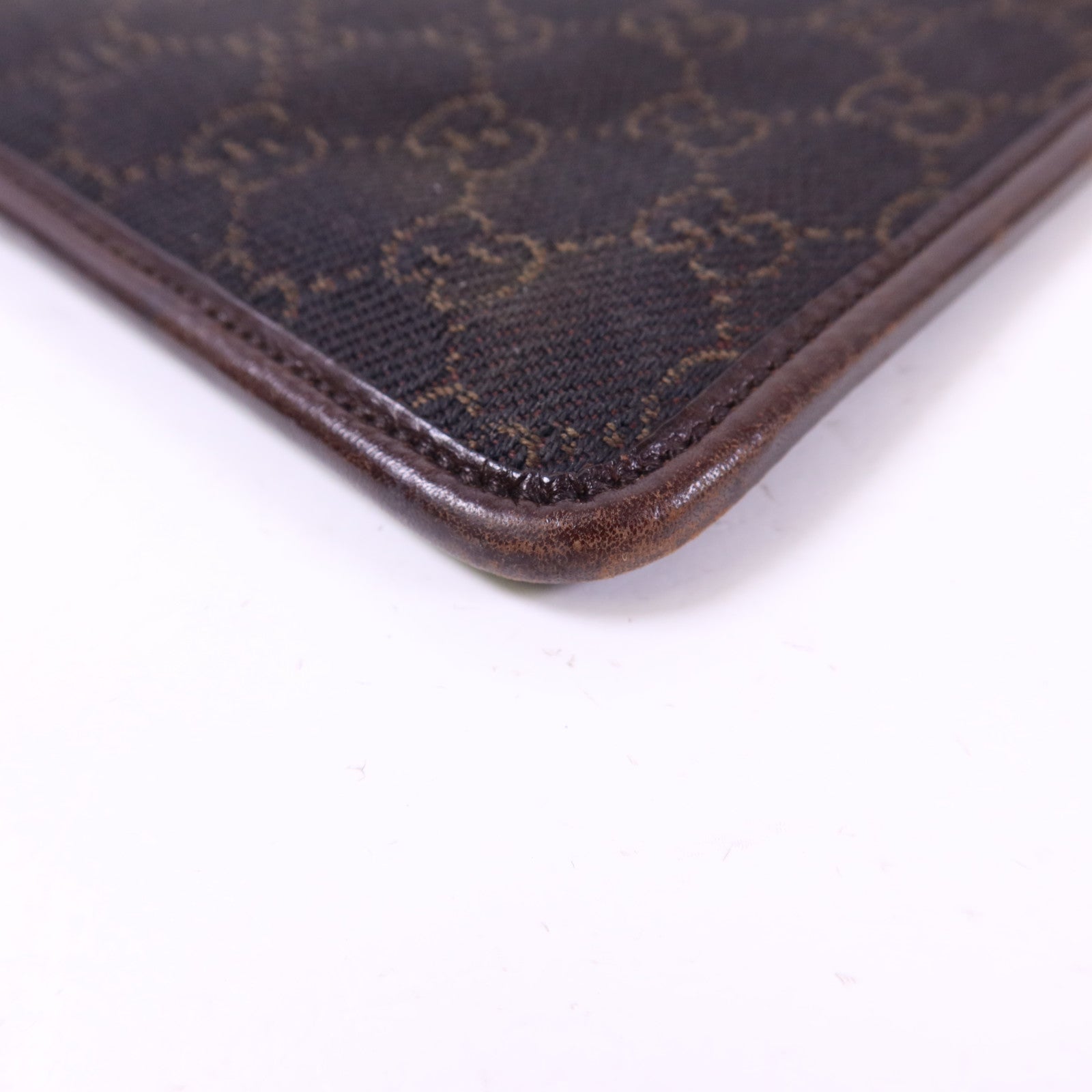 GUCCI 帆布Shoulder Bag銀扣肩背袋