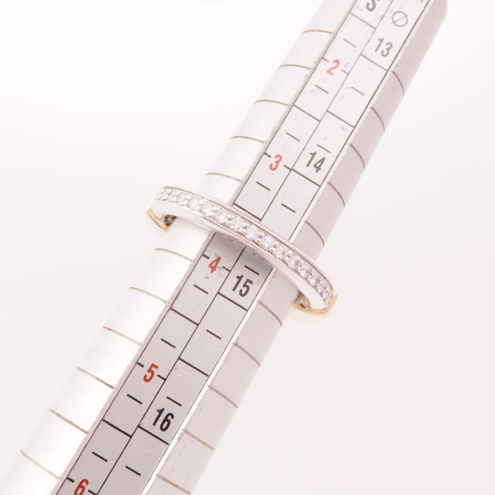 TIFFANY＆CO【激減優惠】 18K玫瑰金/白金Diamond Ring鑽石戒指US#5.75