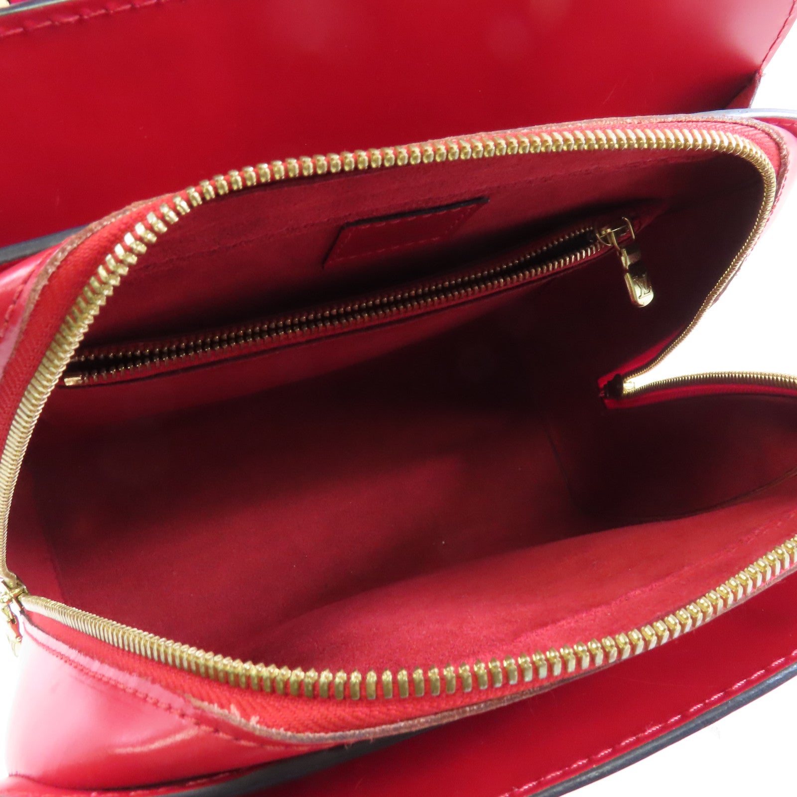 LOUIS VUITTON Epi Pont Neuf金扣手挽袋紅色