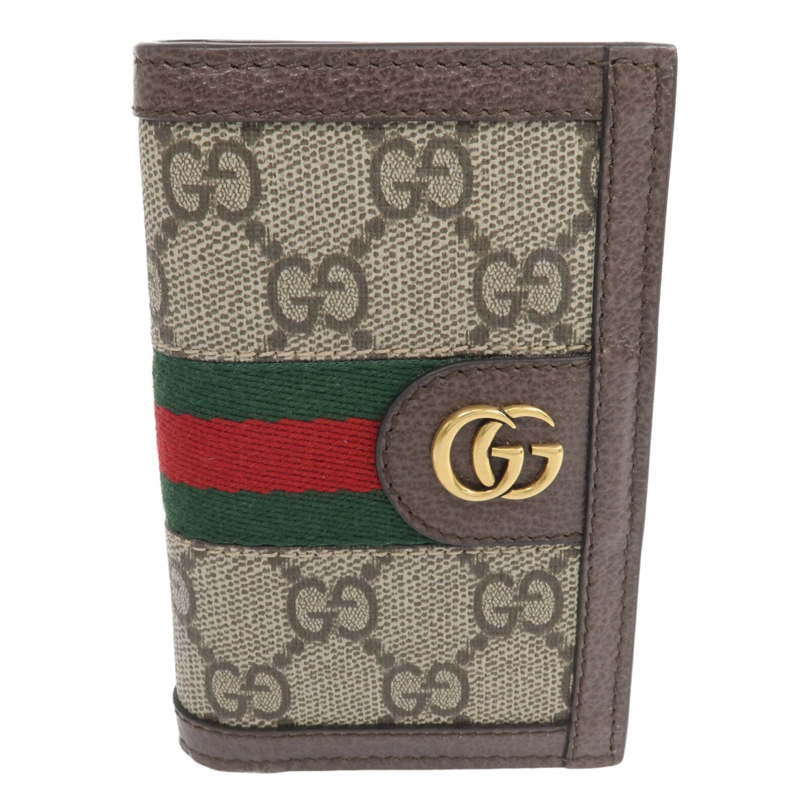 GUCCI 【激減優惠】塗層帆布Card Case金扣卡片套