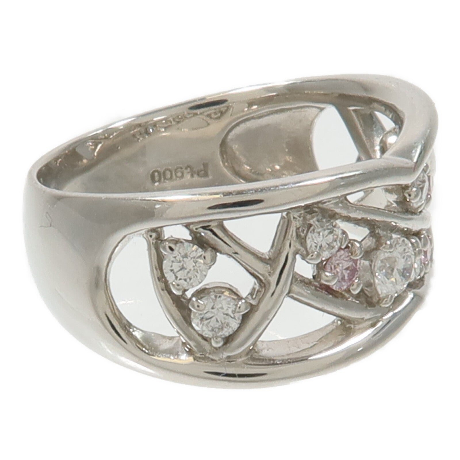 JEWELRY PT900鉑金Pink Diamond Ring鑽石戒指