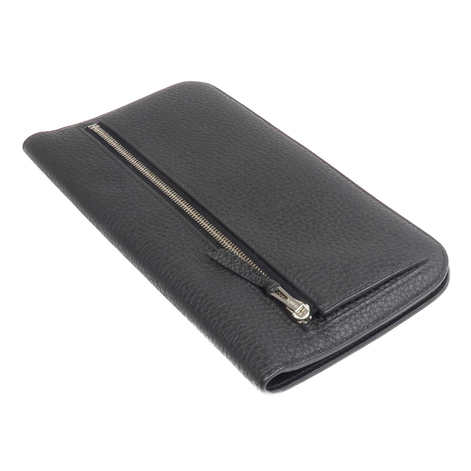 HERMES Togo皮革Dogon GM長錢包Noir