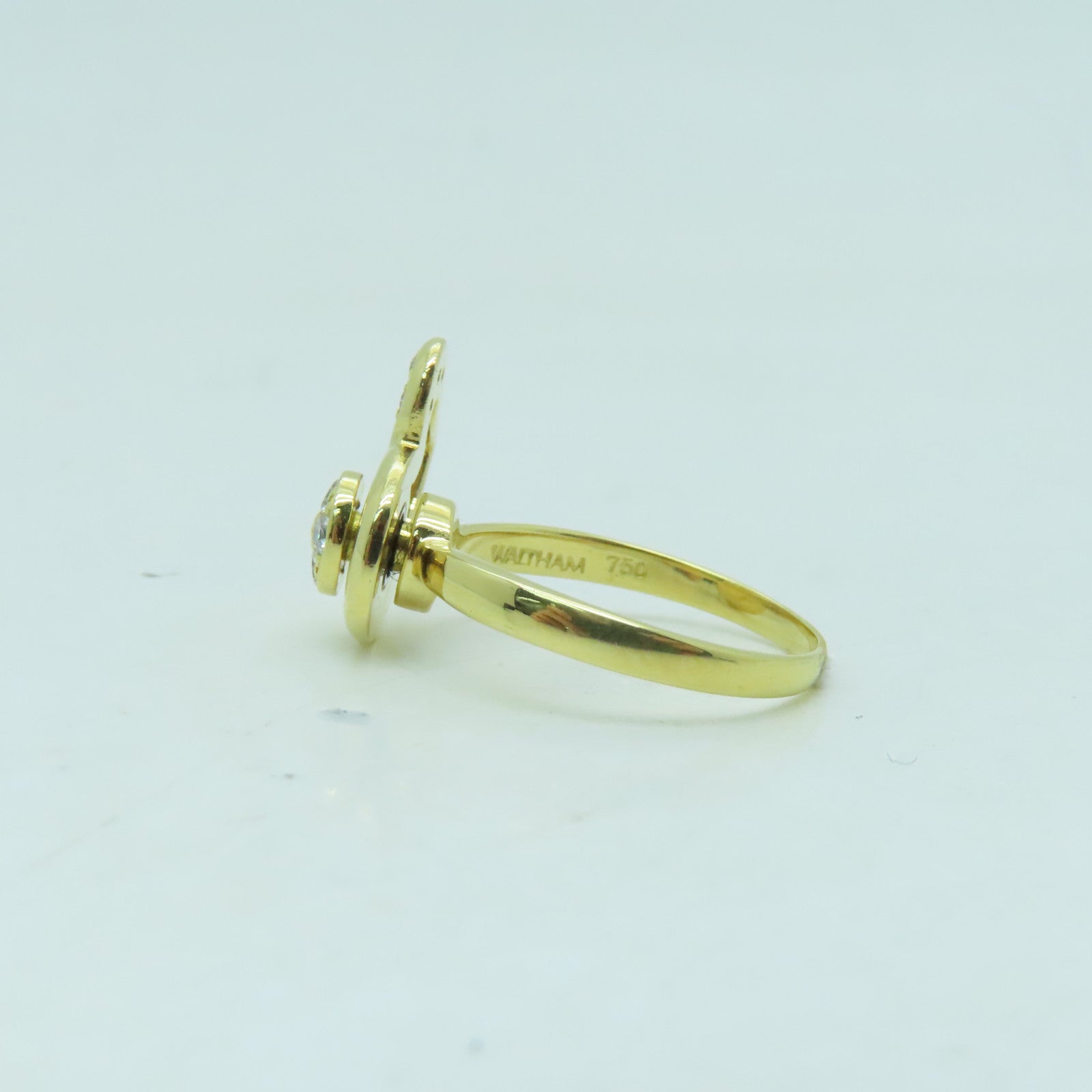 JEWELRY 【激減優惠】18K黃金Ring鑽石戒指US#6.5