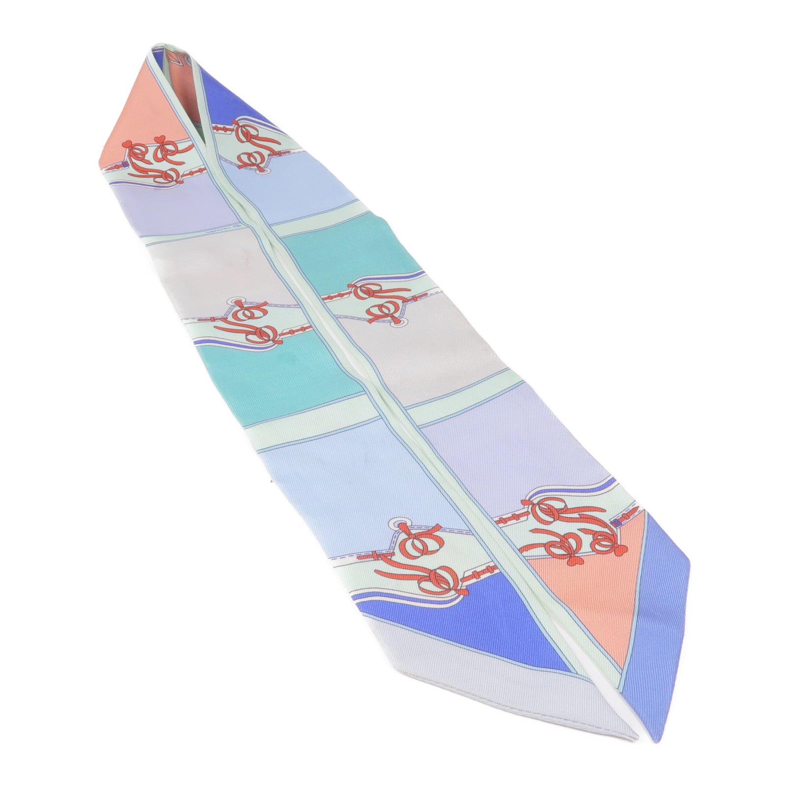 HERMES 絲質Twilly絲巾