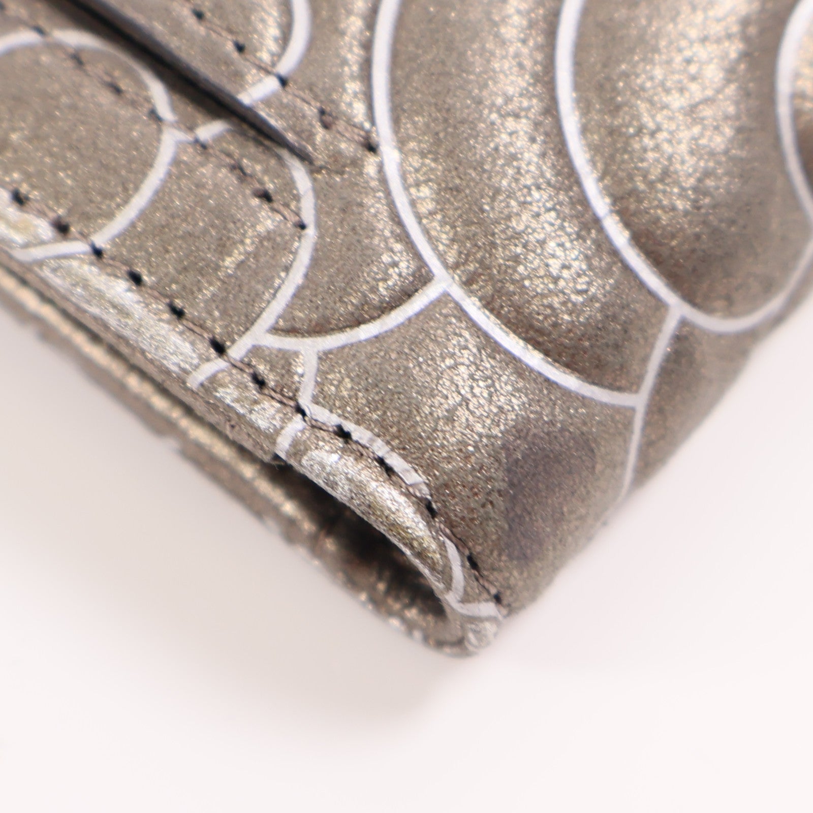 CHANEL 牛皮皮革Wallet銀扣錢包