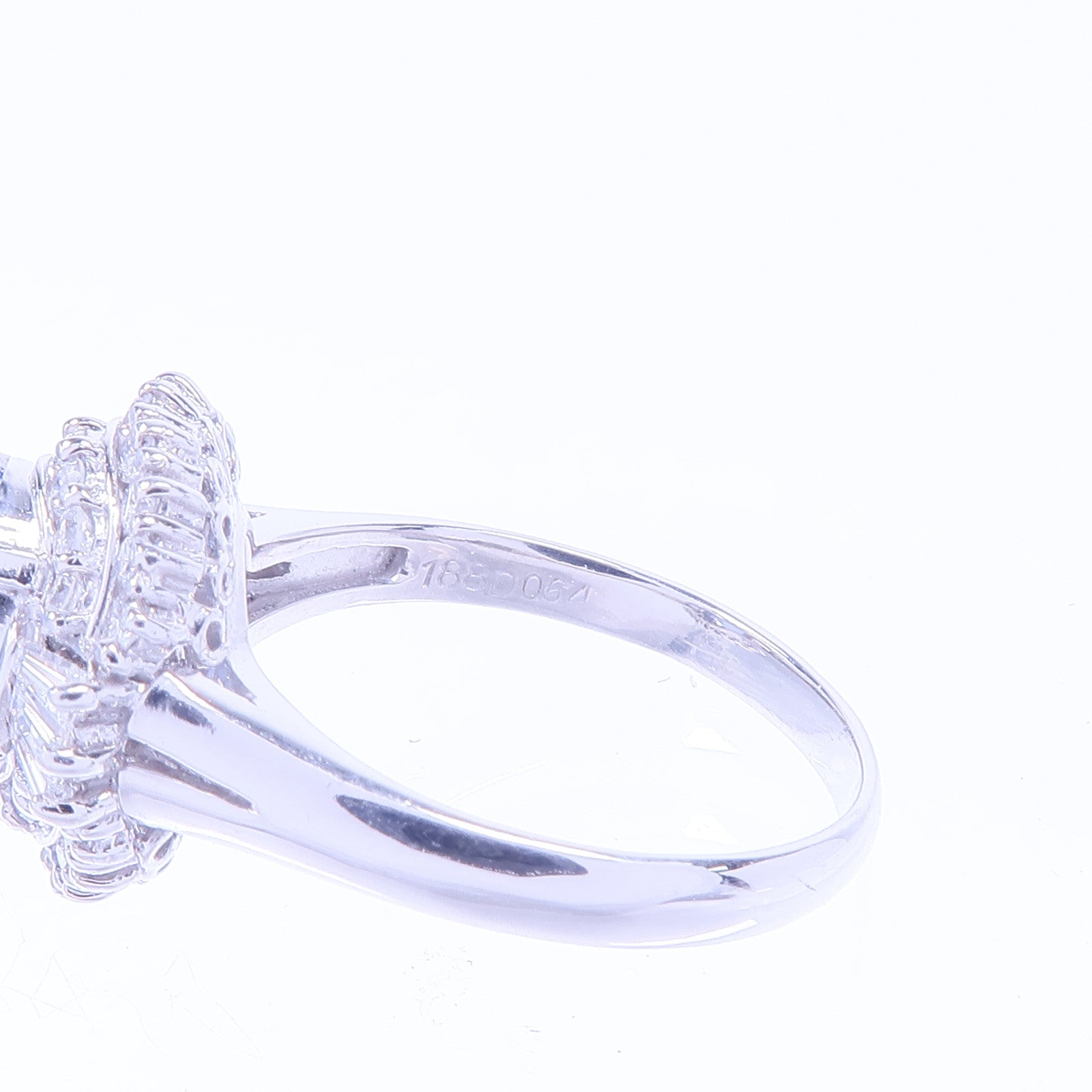 JEWELRY PT850鉑金/藍寶石Sapphire Diamond Ring鑽石戒指US#6.25