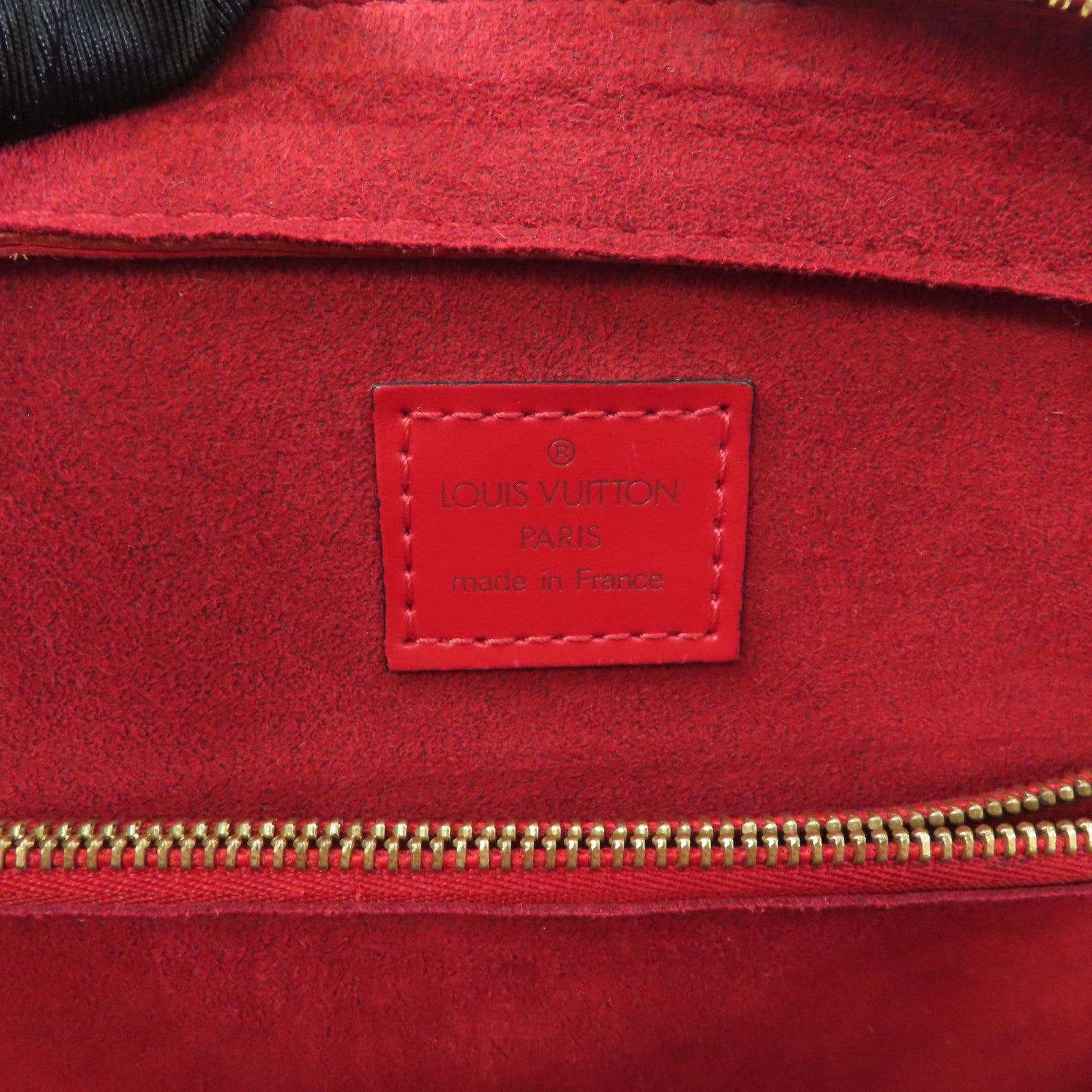 LOUIS VUITTON Epi Pont Neuf金扣手挽袋紅色