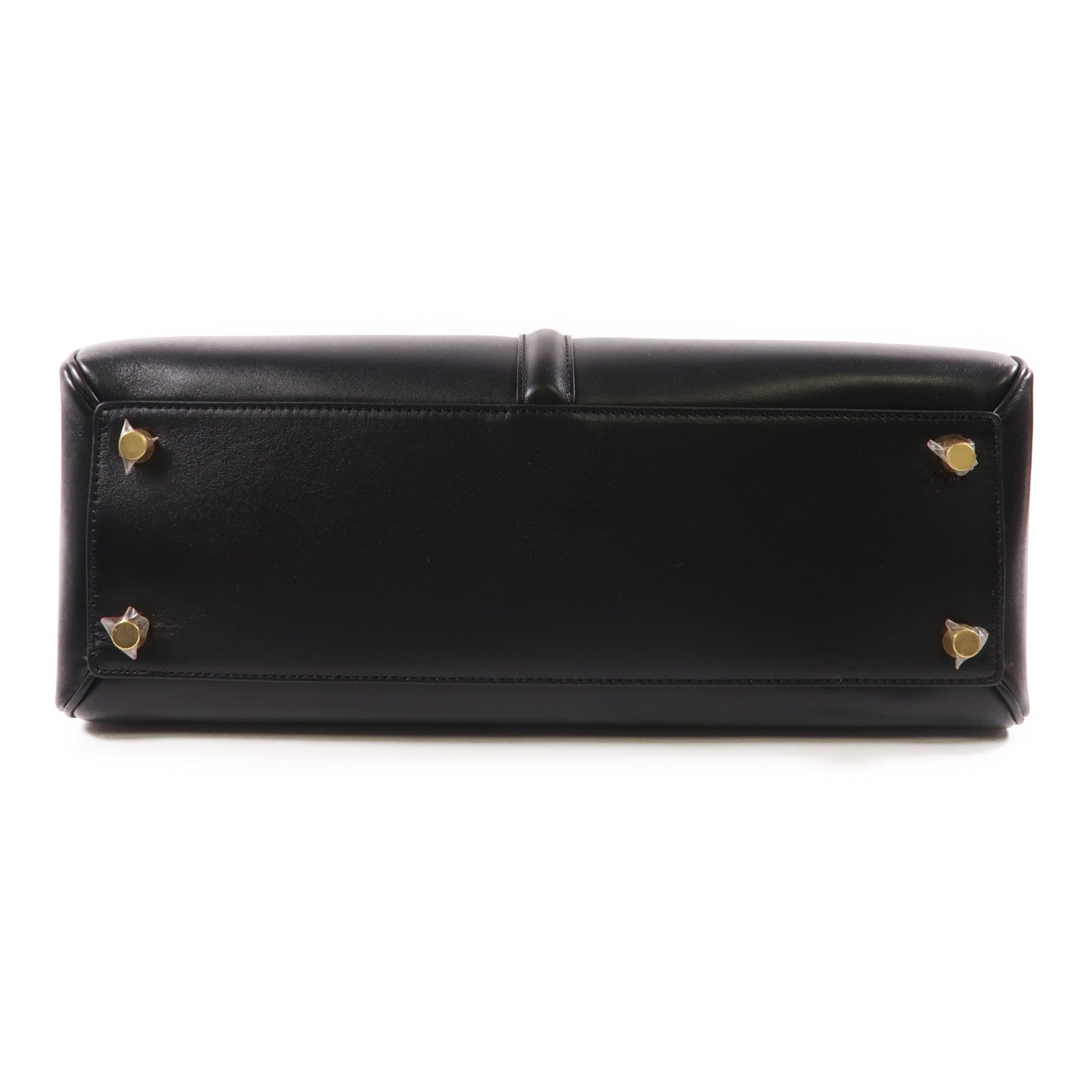 CELINE 牛皮皮革Celine 16 Medium金扣手挽肩背兩用袋黑色