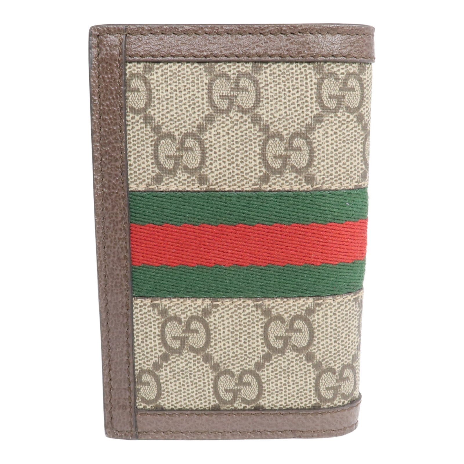 GUCCI 【激減優惠】塗層帆布Card Case金扣卡片套