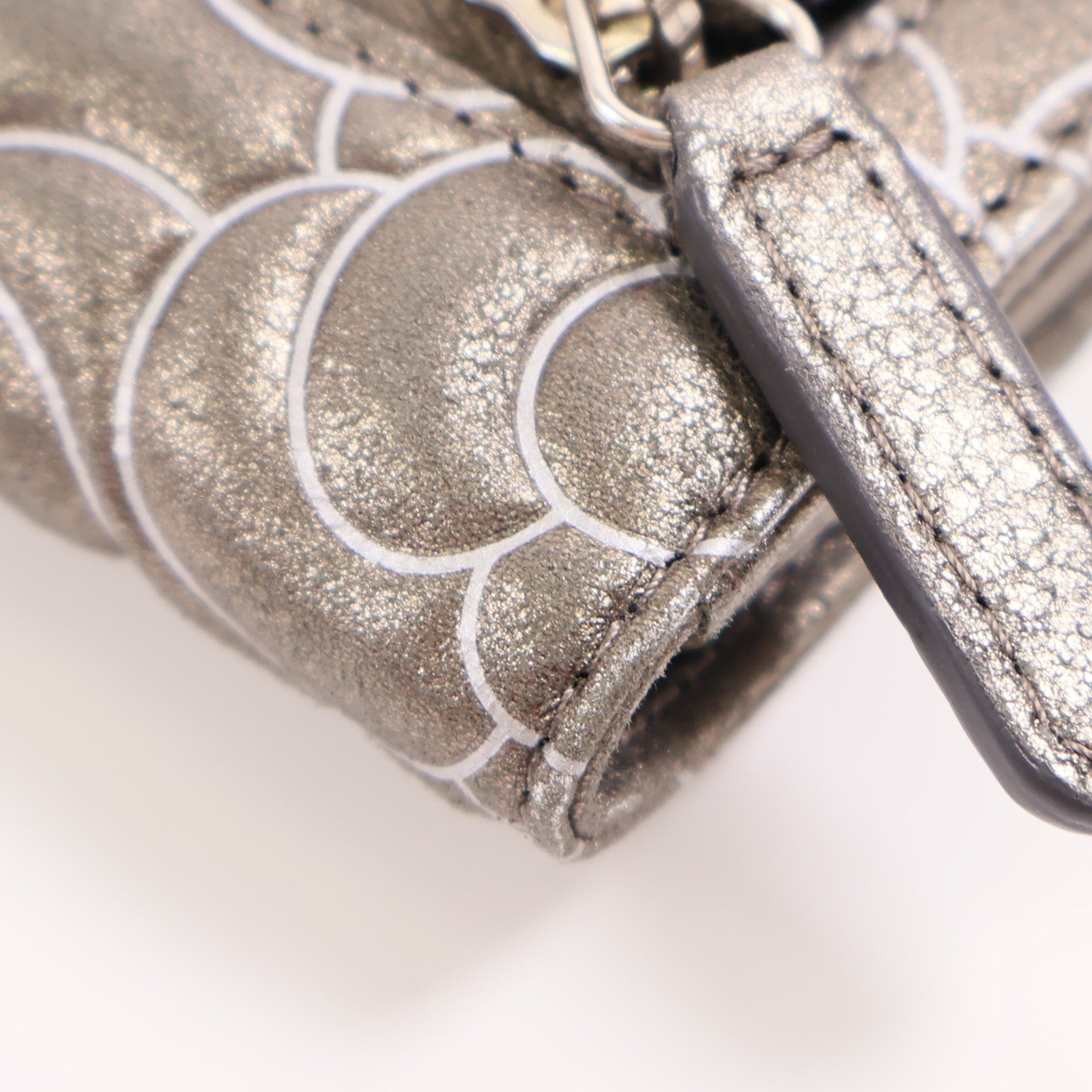 CHANEL 牛皮皮革Wallet銀扣錢包